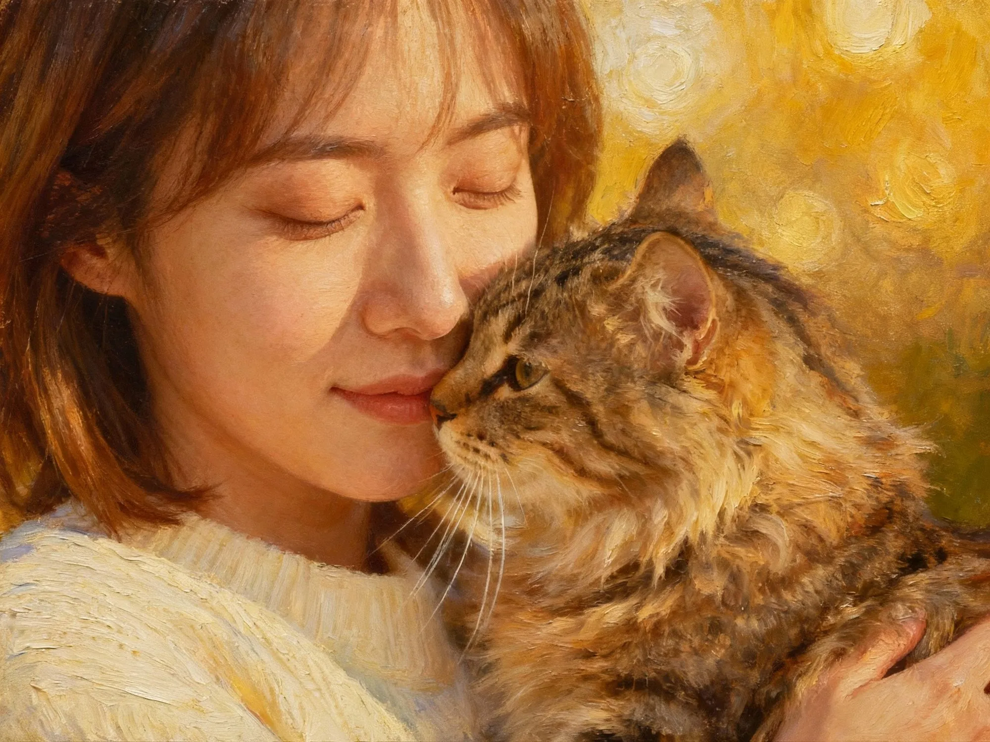 Seedream oil painting style transfer result