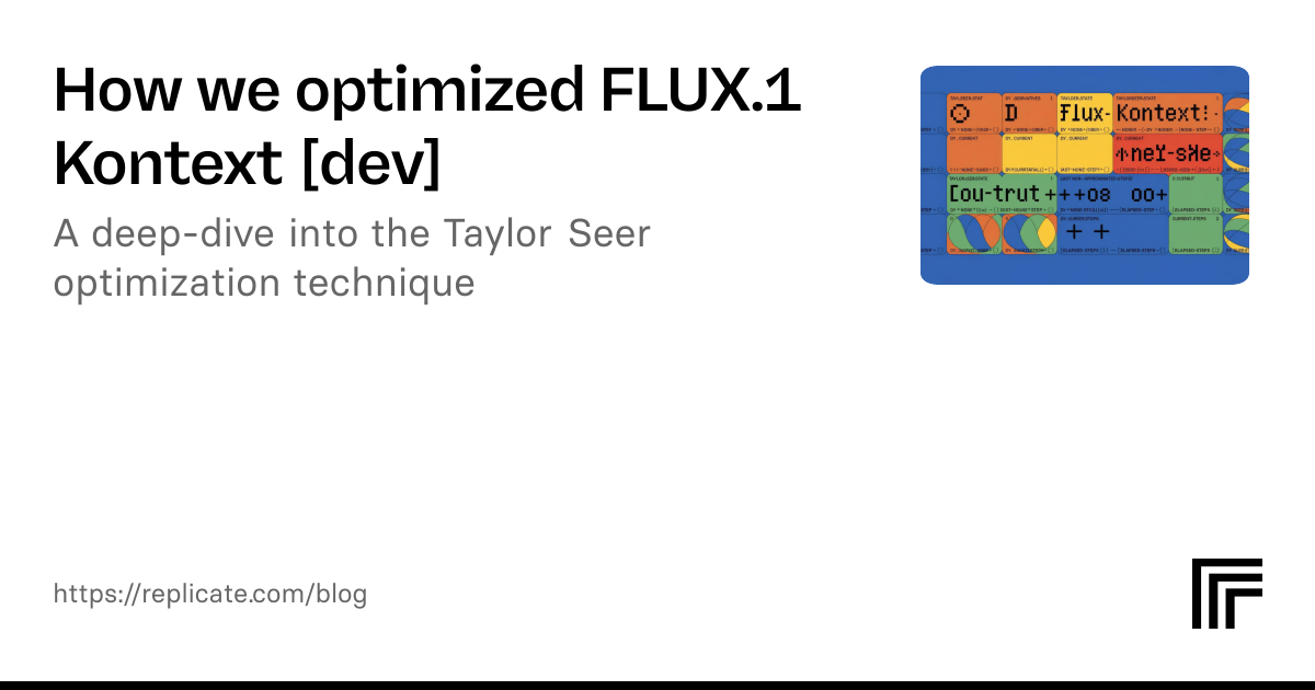 How we optimized FLUX.1 Kontext [dev]