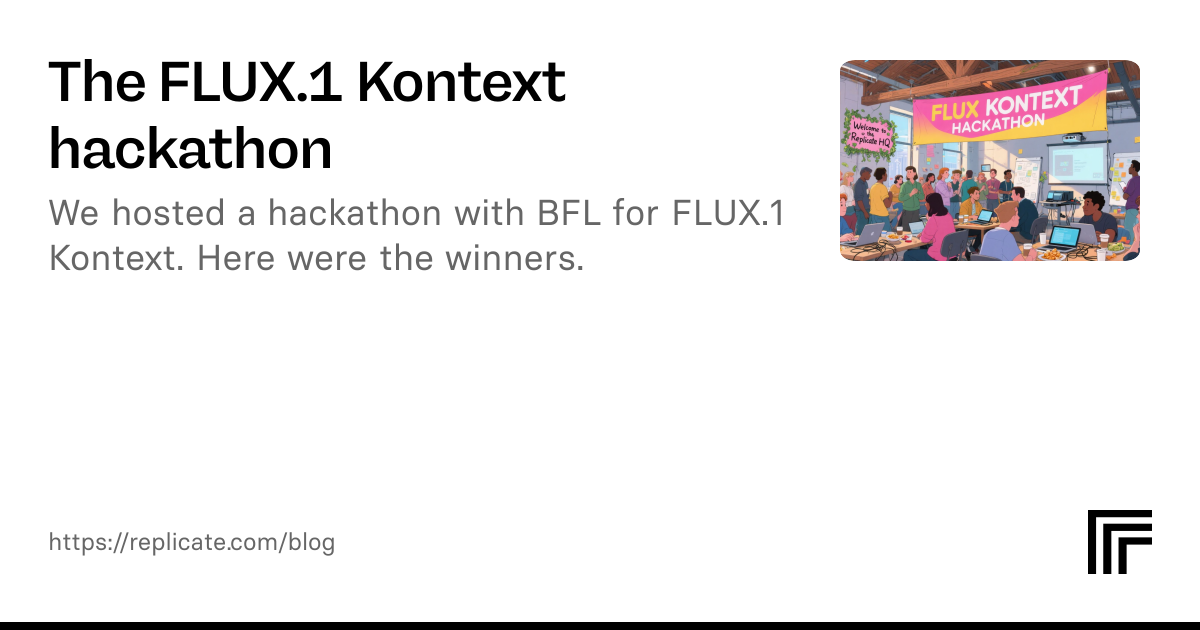 The FLUX.1 Kontext hackathon