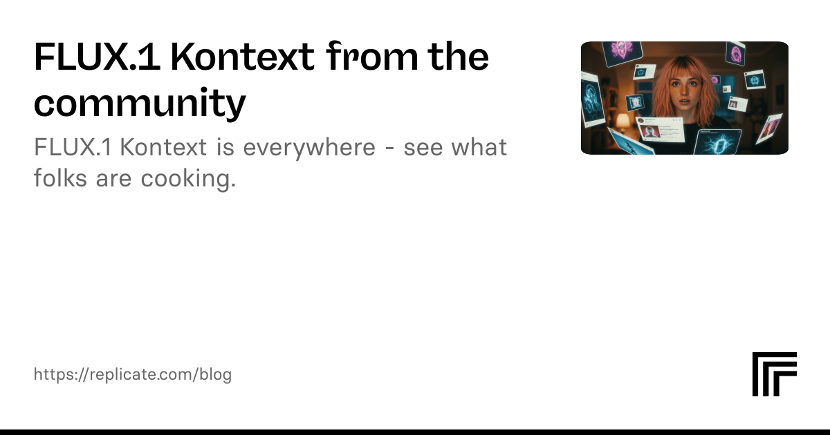 FLUX.1 Kontext from the community